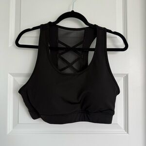 Pop Fit Black Sports Bra Set of 2 - Size XL